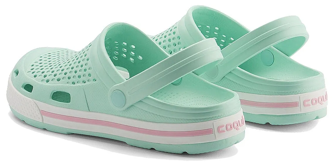 shoes Coqui 6413/Lindo - Light Mint/White - women´s