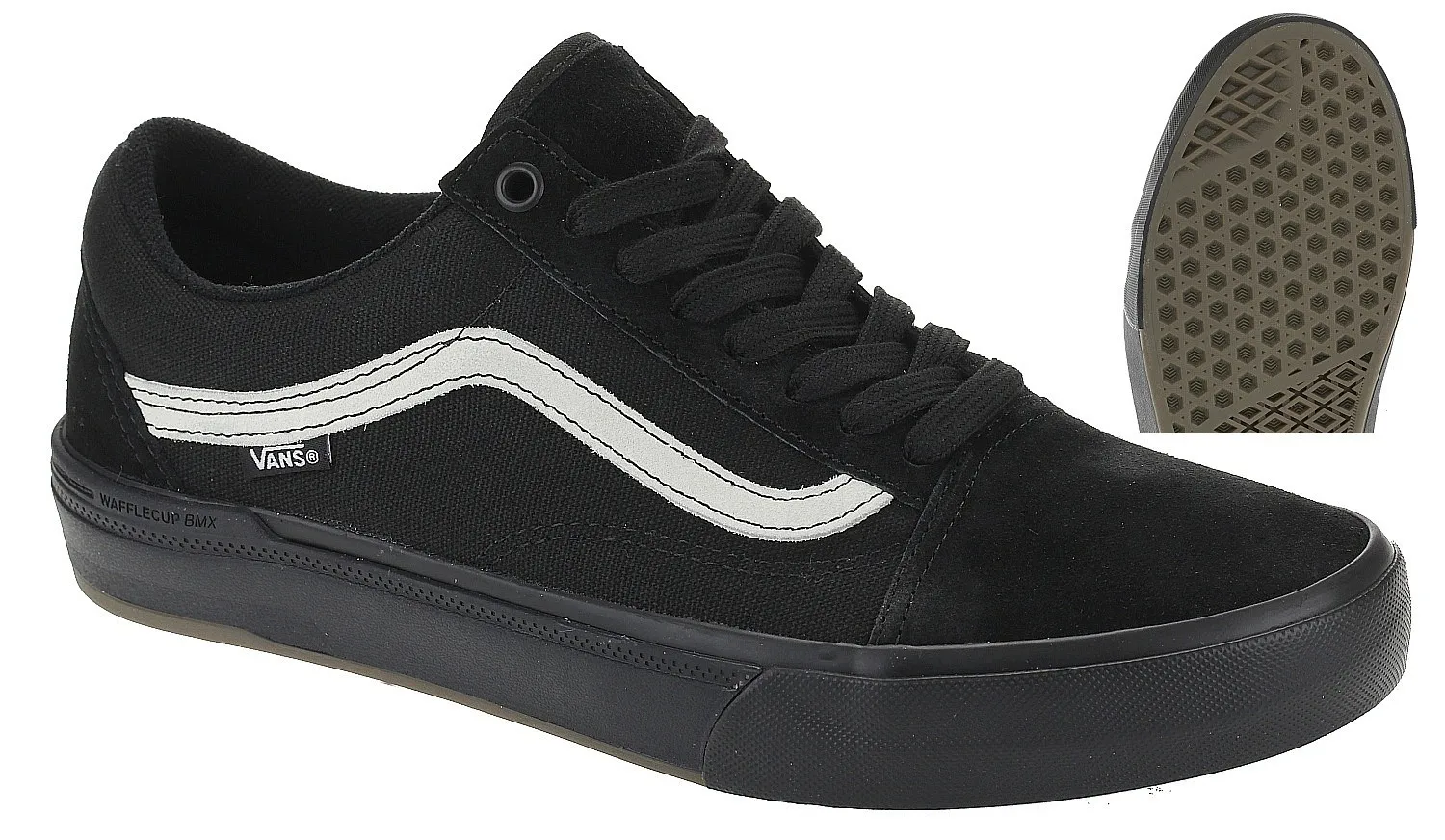 shoes Vans BMX Old Skool - Black/Black - men´s