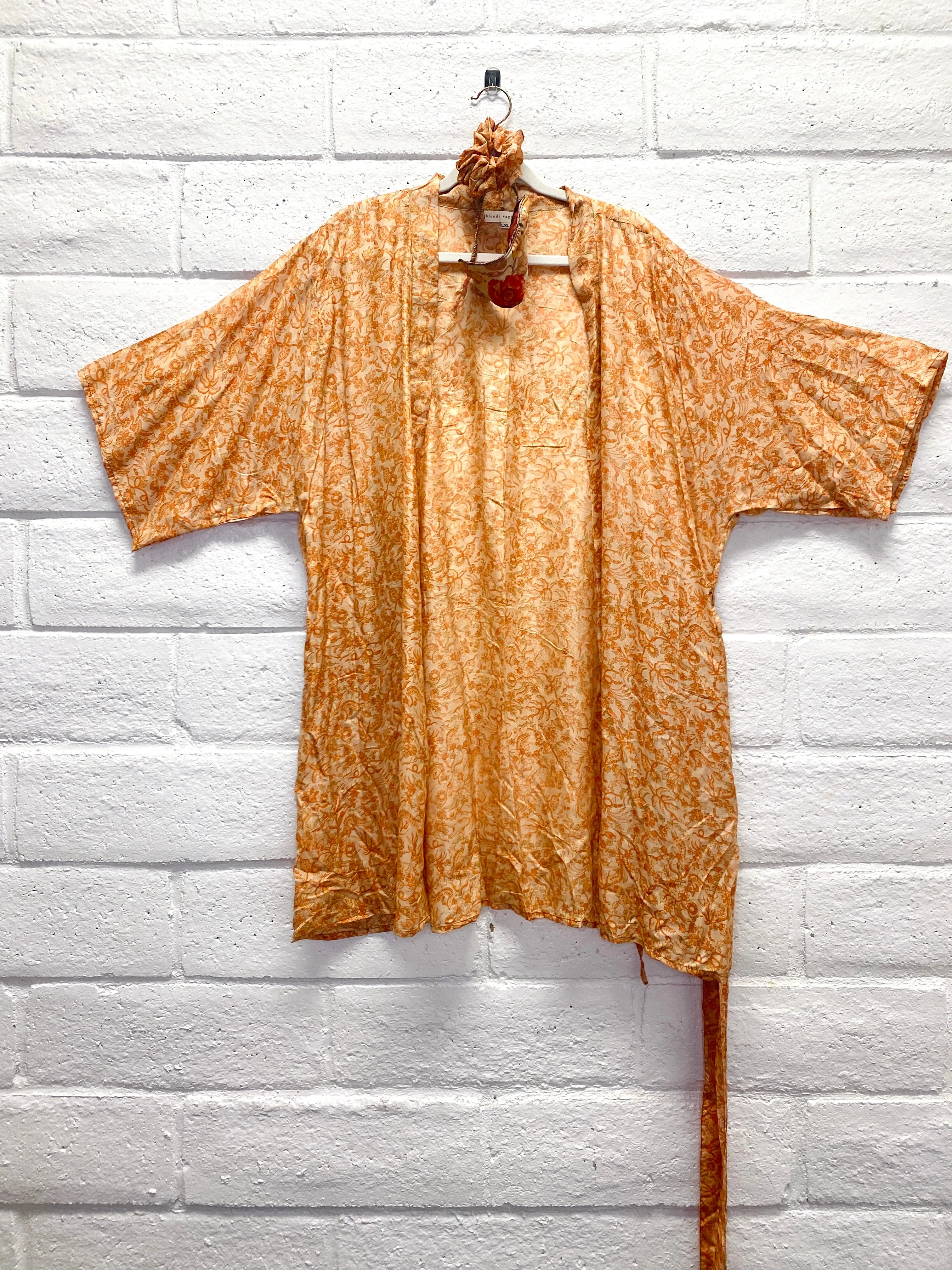 Silk Boho Robe - L - Blessing