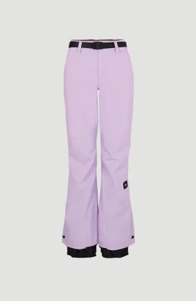 Star Slim Snow Pants | Purple Rose