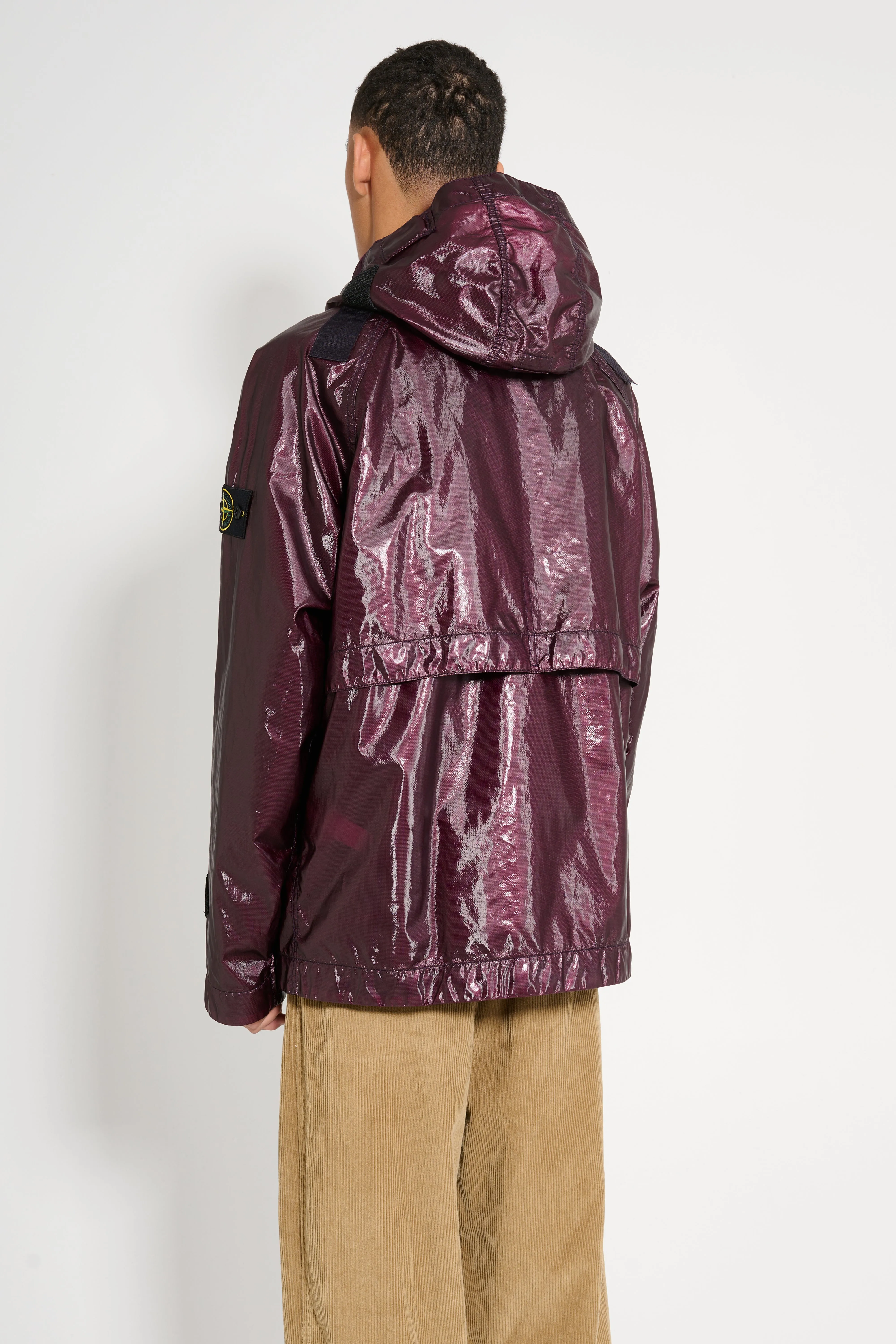 Stone Island Glass Cover T-C Jacket Dark Burgundy