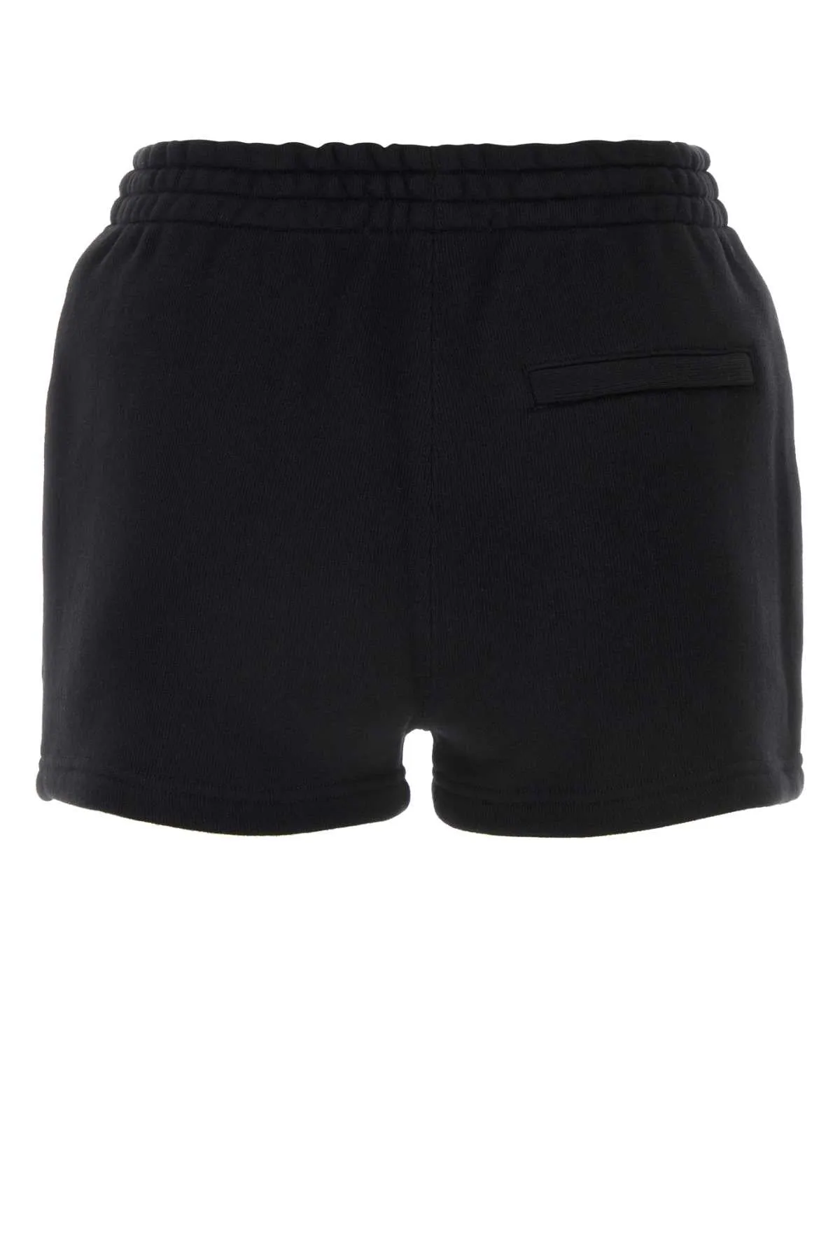 T By Alexander Wang Black Cotton Shorts