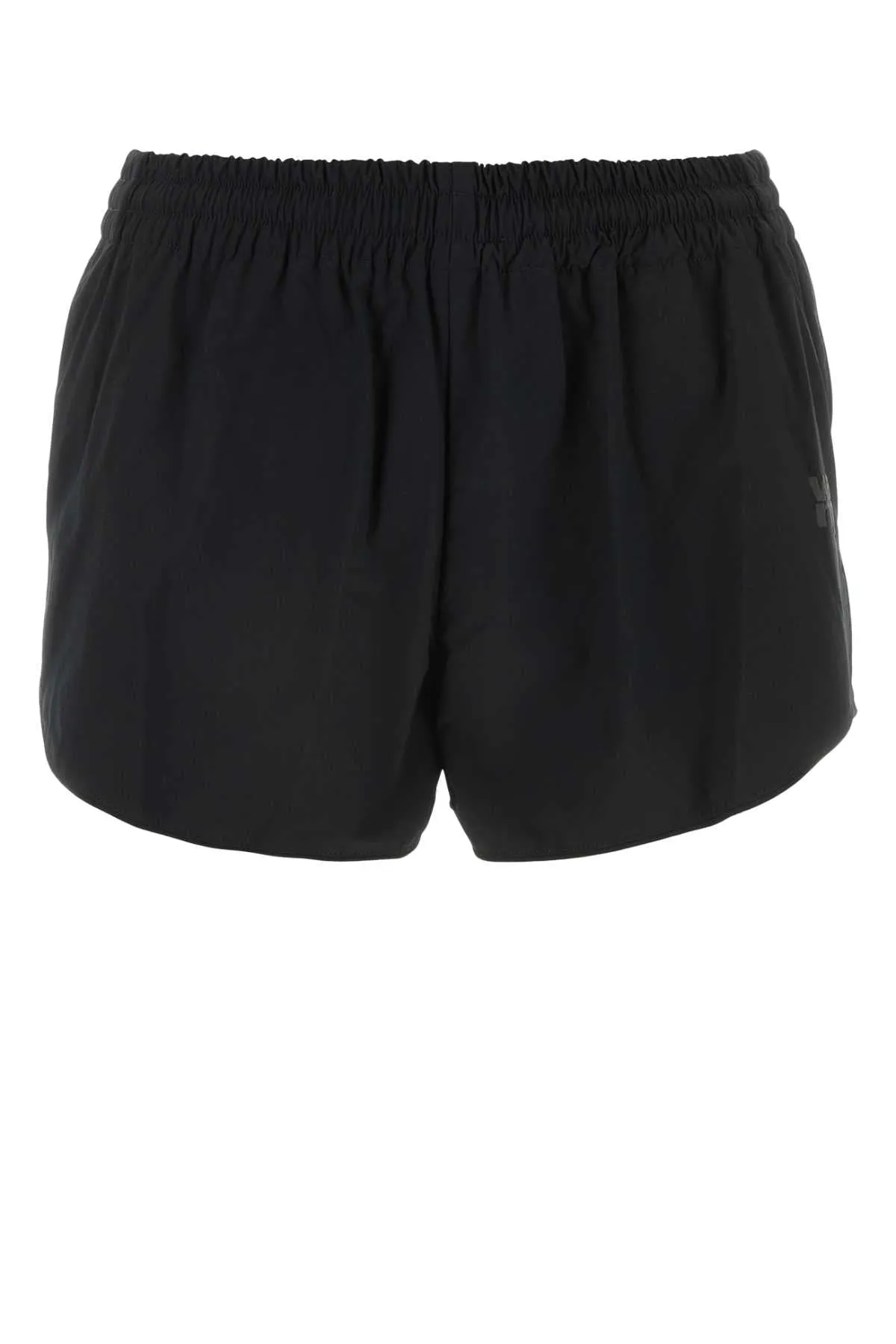 T By Alexander Wang Black Polyester Blend Shorts