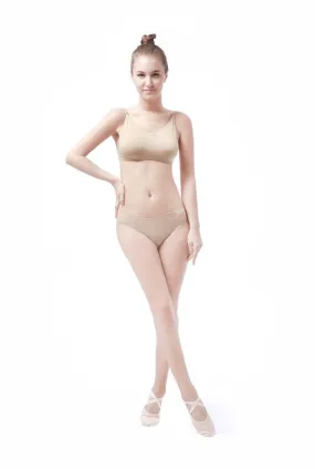 The Mahalia by NeauxLa Dancewear Nude Dance Bra with clear back strap