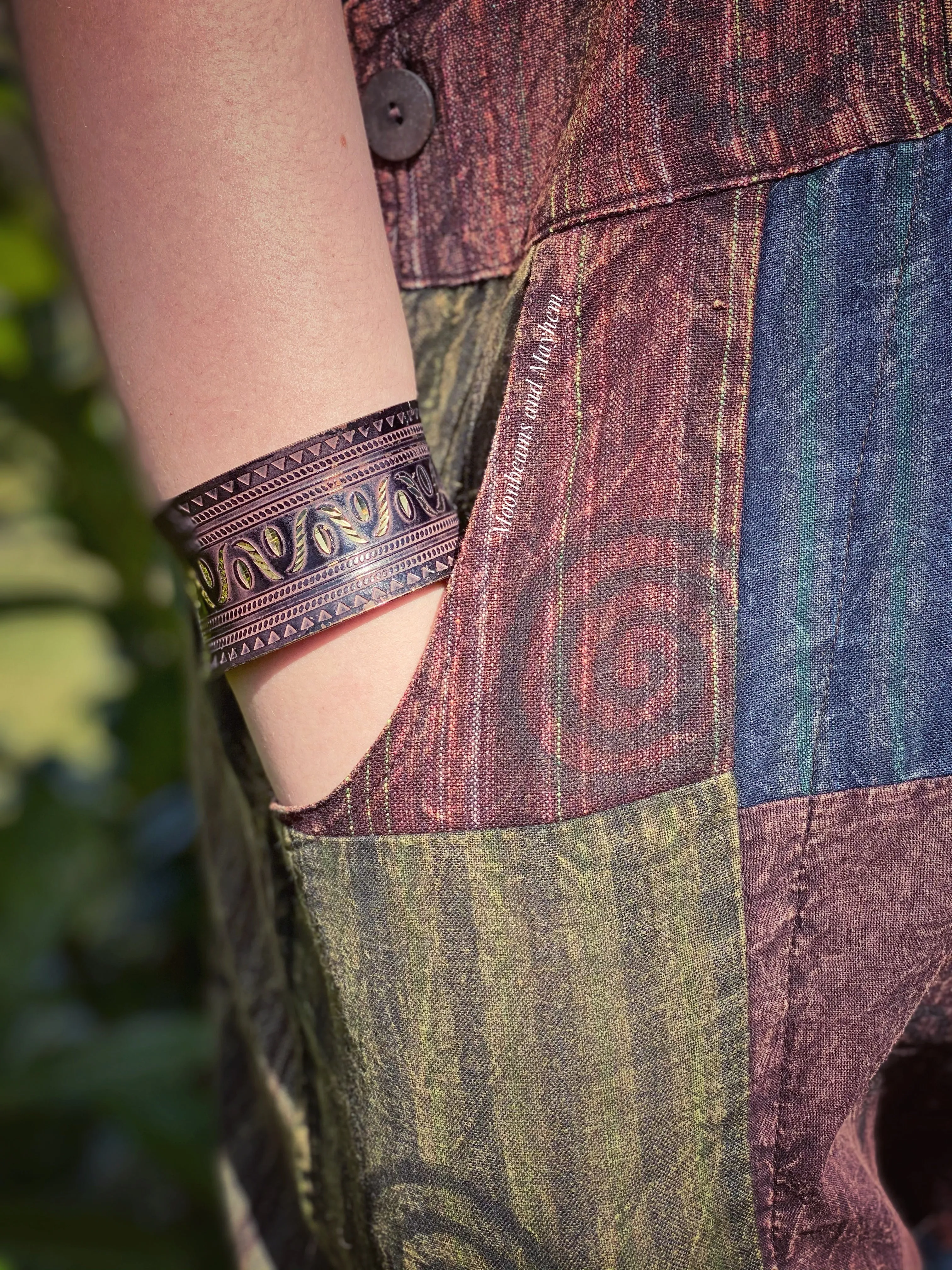 TRIBAL COCOA  CUFF / BRACELET