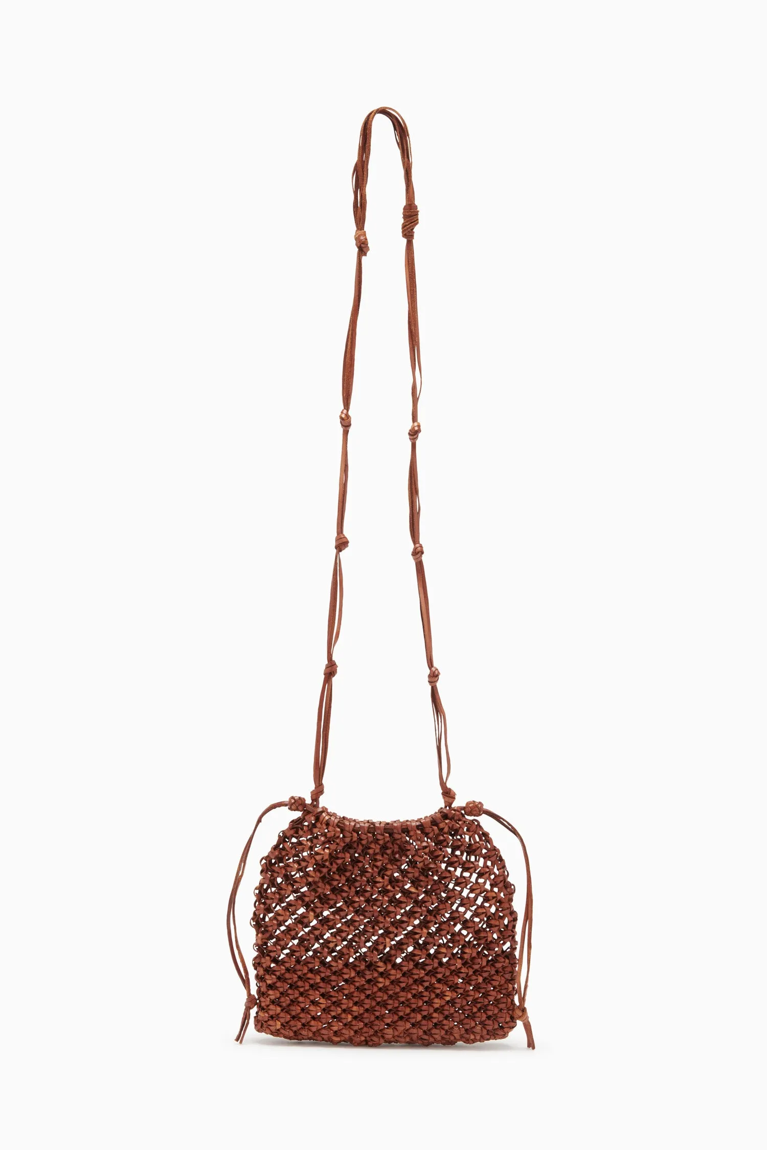 Tulia Knotted Crossbody - Pecan Brown