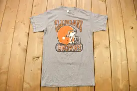 Vintage 1970s Cleveland Browns NFL Logo 7 Graphic T-Shirt / Made In USA / Single Stitch / NFL / Sportswear / 1970s Football T Sh