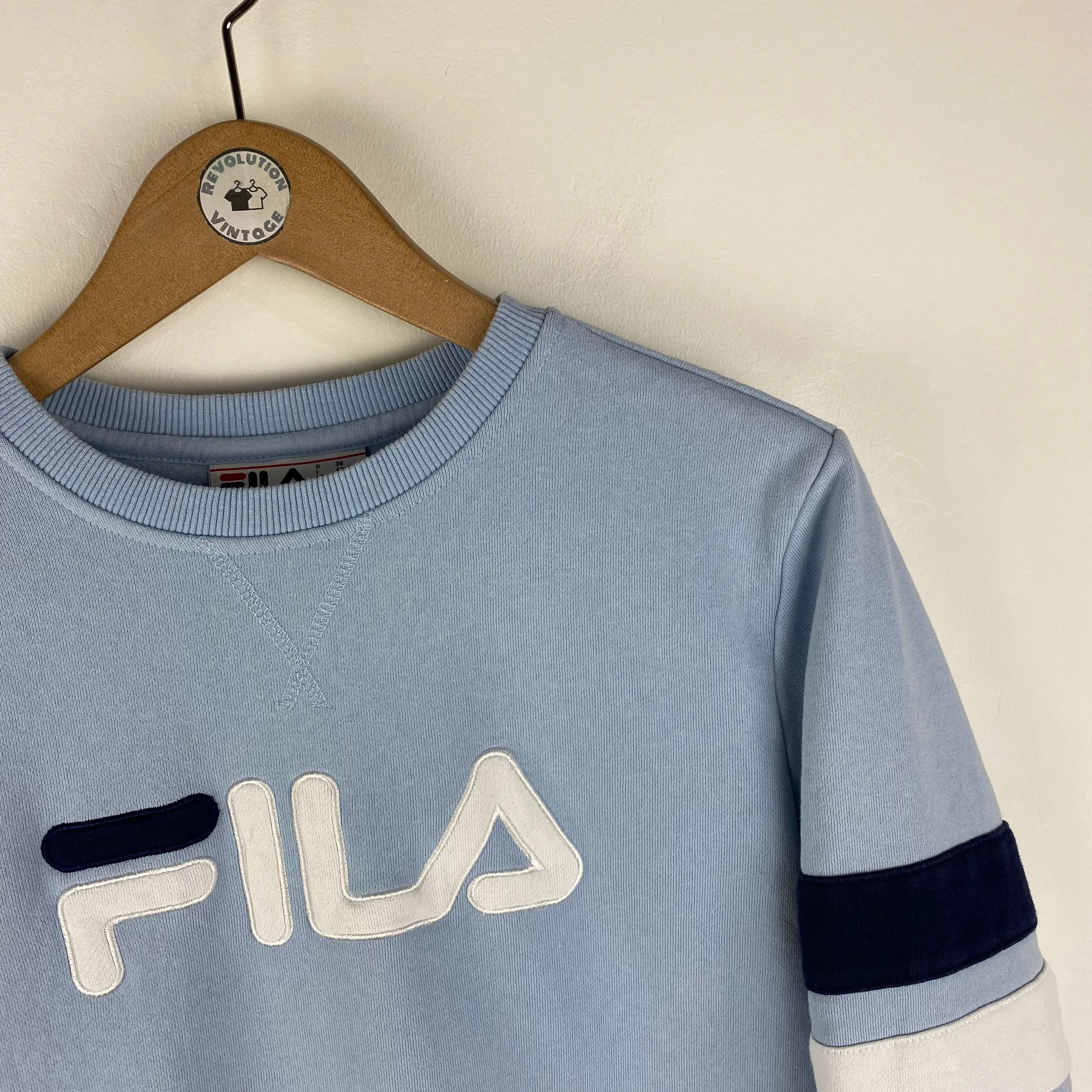 Vintage Fila Spellout Sweatshirt (Small Women’s)