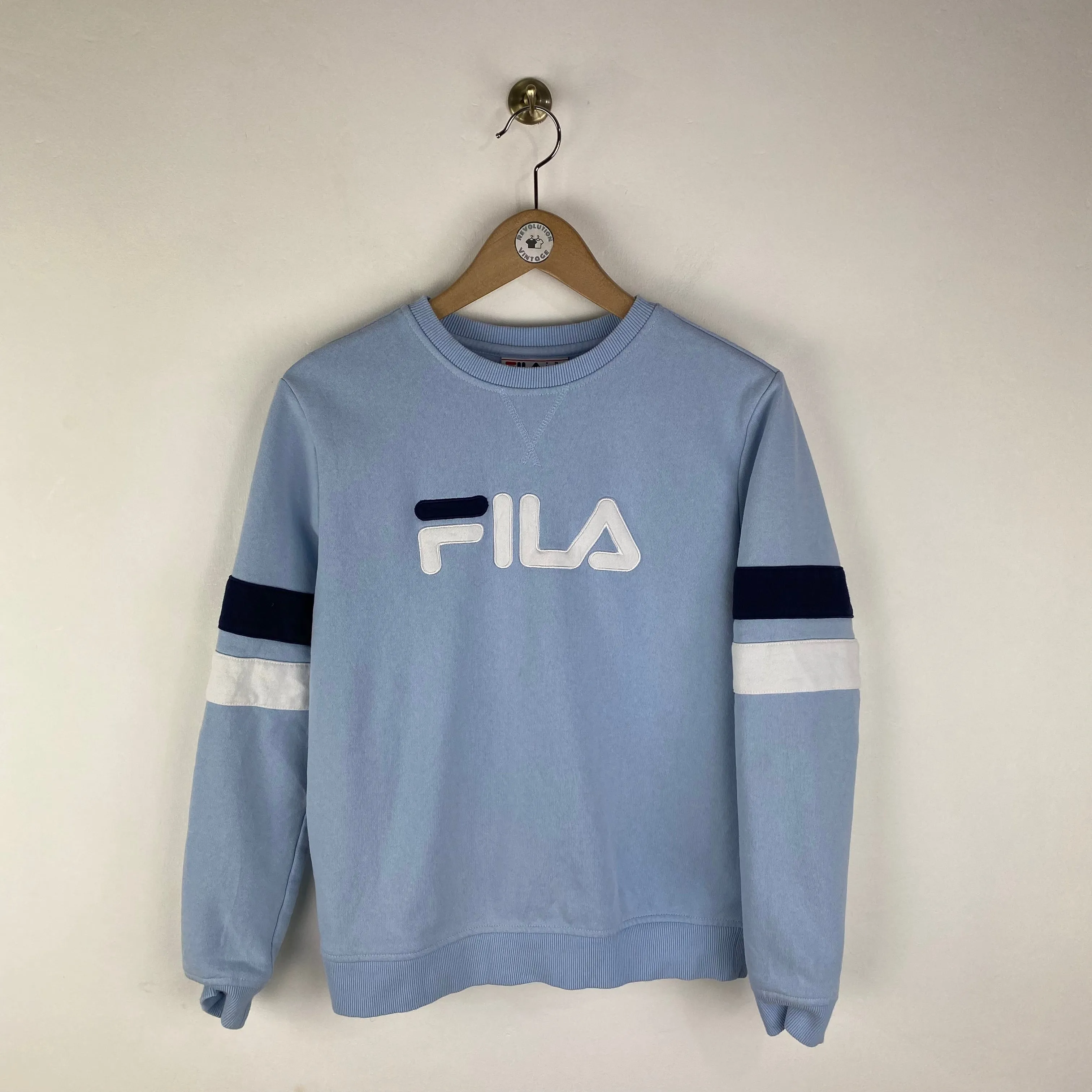 Vintage Fila Spellout Sweatshirt (Small Women’s)