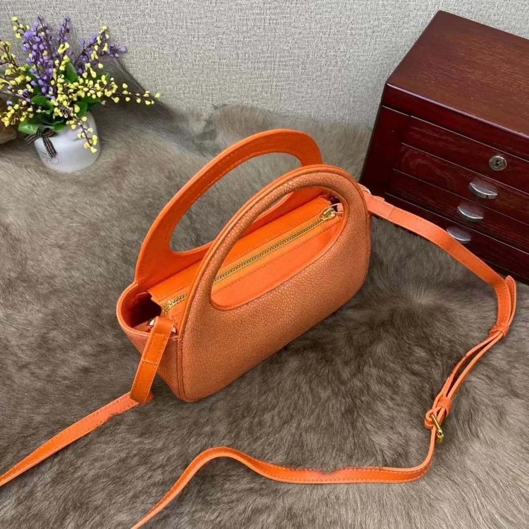 Women's Casual Genuine Stingray Leather Shoulder Messenger Handbag